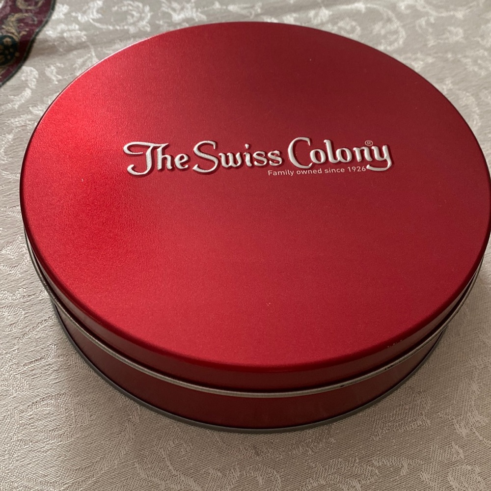 2/$5 Swiss Colony Holliday Collector Tin